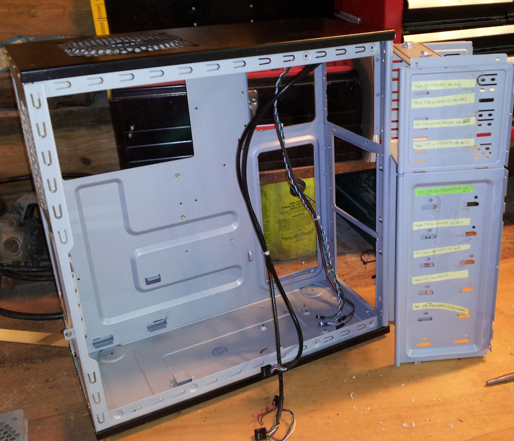 Antec 300 Case Hack Unraid Media Server Kerlee Blogs